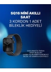 Mini Series 10 Akıllı Saat | 3 Kordon + Bileklik Hediyeli, Tüm Telefonlarla Uyumlu