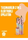 Mini USB Şarjlı Elektrikli Epilatör – Kaş ve Yüz Tüy Temizliği İçin 2si 1 Arada