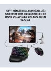 Mobil Uyumlu Klavye Mouse Seti – PUBG ve FPS Oyunları İçin 5i 1 Arada Oyun Kiti