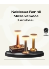 Modern USBli Kablosuz Masa Lambası – Minimalist Tasarım, 3 Farklı Parlaklık