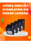 Montajlı Güneş Enerjili Duvar Tipi Aydınlatma – 8 Saat Çalışma Süresi