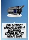 Motorcu Kulaklığı Kask Kulaklığı Çağrı Cevaplama ANC Özellikli