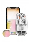 Mouse Fare Kablosuz Mouse Fare Şarjlı Bluetooth Sessiz 5 Tuşlu Şeffaf