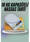 Mutfak Tartısı Dijital Göstergeli Hassas Tartı 10 Kg Kapasiteli