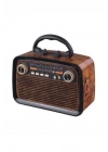 Müzik Kutusu Bluetooth Bağlantılı El Fenerli Nostaljik Tasarım Radyo