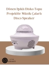Müzik Ritimli Işık Değişimi & Dönen Dalga Efekti – Galaxy Projektör