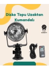 Müzik Ritmine Uyumlu 7 Modlu Renkli Disko Topu Işığı