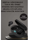 Nabız Ölçer Hediye Bileklikli Akıllı Saat ve Dijital Göstergeli Bluetooth Kulaklık Çoklu Şarj Girişi