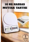 Net LCD Ekran ve Otomatik Kapanma Özelliği ile Uzun Ömürlü Dijital Mutfak Tartısı