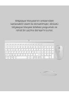 Ofis ve Ev Kullanımı İçin Kablosuz Klavye Fare Seti - Ergonomik ve Pratik