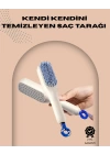 Otomatik Temizlenen Ergonomik Saç Tarağı – Masaj Başlıklı
