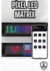 Otomobil Uyumlu Led Matrix Dijital Ekran Bluetooth Bağlantılı 16X24