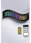 Otomobil Uyumlu Led Matrix Dijital Ekran Bluetooth Bağlantılı 16X24