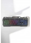 Oyuncu Klavyesi Q Klavye RGB Işıklı Mouse Hediyeli