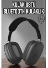 P9 Plus Hi-fi Ses Kalitesi Ayarlanabilir Mikrofonlu Bluetooth Kulaklık Siyah