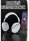 P9 Plus Kablosuz Kulak Üstü Bluetooth Kulaklık Beyaz Mikrofonlu Kulaküstü Kablosuz Kulaklık