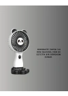 Panda Desenli USB Şarjlı Taşınabilir Mini Vantilatör