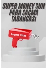 Para Dolar Saçma Para Atma Tabancası Otomatik Kırmızı Oyuncak