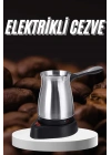 Paslanmaz Çelik Türk Kahvesi Makinesi 6 Fincan Kpasiteli Elektrikli Cezve