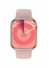 Pembe Akıllı Saat 49mm iOS & Android Uyumlu Arama Özellikli