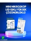 PMMA Optik Lensli Kompakt Taşınabilir Mikroskop