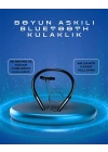Polygold PG-100 Type-C Şarjlı Bluetooth Kulaklık – Boyun Askılı, Uzun Pil Ömürlü, Mikrofonlu