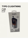 Powerbank 20000 mAh | 22.5W Hızlı Şarj, Dahili Kablolu, LCD Ekranlı Şarj Cihazı