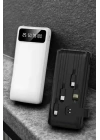 Powerbank 20.000 Mah LCD Ekran USB Lightning Type-C Uyumlu İOS ve Android