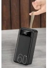 Powerbank 60.000 MAH Dijital Göstergeli 4 Portlu Taşınabilir
