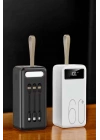 Powerbank 60.000 MAH Dijital Göstergeli 4 Portlu Taşınabilir