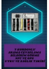 Powerbank Kulaklık ve 7 Kordonlu Akıllı Saat Çoklu Şarj Girişi Bluetooth Bağlantılı