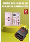 Powerbank Özellikli Bluetooth Kulaklık ve Nabız Ölçer Akıllı Saat Bileklik Hediyeli