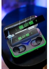 Powerbank Özellikli Kablosuz Bluetooth Kulaklık RGB Işıklı