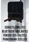 Powerbankli Bluetooth Kulaklık Yüksek Ses Kaliteli Kablosuz