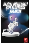 Profesyonel Dijital Göstergeli Düşük Gecikme Bluetooth Kulaklık Çift Kulaklık