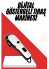 Profesyonel Şarjlı Tıraş Makinesi Turbo Kablosuz Saç Kesme Makinesi