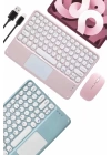 Profesyonel Wifi Q Klavye Bluetooth Klavye Touchpad 10.8 Inç
