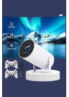 Projeksiyon Cihazı Video Oyun Konsolu Projektör Taşınabilir Ayaklı Çift Kollu 4K Çözünürlüklü