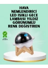 Projektör ışığı bulunan USB bağlantılı mini aromaterapi destekli hava nemlendirici