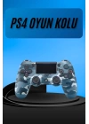 PS4 Joystick Oyun Kolu Titreşimli Uzun Pil Ömrü USB Şarj Kablolu