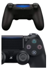 PS4 Joystick Oyun Kolu Titreşimli Uzun Pil Ömrü USB Şarj Kablolu