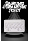 Q Klavye Türkçe Bluetooth Klavye Tüm Cihazlara Uyumlu Kablosuz