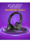 Renkli Işık Efektli Bluetooth 5.3 Müzik Kulaklığı