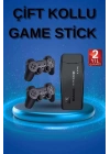 Retro Oyunlar 4k Game Stick 2.4g Kablosuz Çift Kol 3500 Oyun Atari
