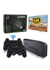Retro Oyunlar 4k Game Stick 2.4g Kablosuz Çift Kol 3500 Oyun Atari