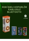 RGB Işıklı Şeffaf Tasarım Kablosuz Bluetooth Hoparlör