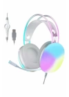 RGB Işıklı Yüksek Ses Kaliteli Kablosuz Kulak Üstü Bluetooth Kulaklık