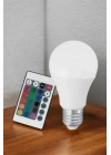 RGB Led Lamba Led Işık Ampul Renk Değiştirebilen 100 Watt