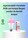 RGBW Teknolojili Akıllı LED Ampul, Zamanlayıcılı