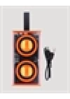 Ritmik LED Işıklı, Güçlü Sesli Taşınabilir Hoparlör